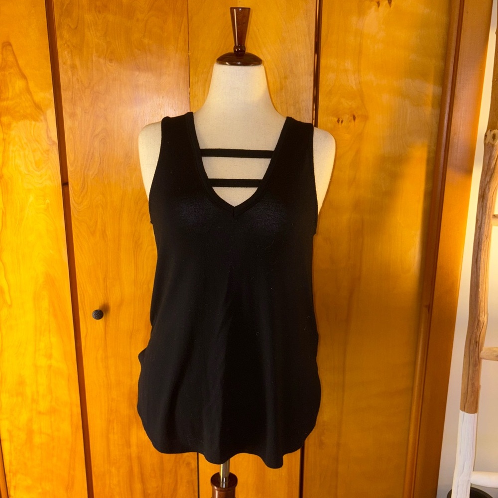 Express Black Strappy Tank Top